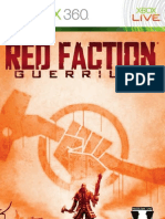 Red Faction GUERRILLA XBOX 360 MANUAL 