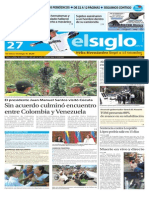 edicionImpresaElSiglo27 08 2015 PDF