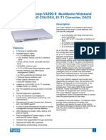 Loop-V4200-9: Muxmaster/Wideband Iad Csu/Dsu, E1/T1 Converter, Dacs