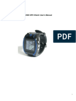 GPS Watch TV680 User Manual PDF