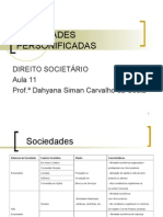 11 - Classificação Das Sociedades Personificadas