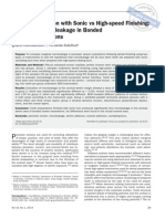 Dental Preparation With Sonic Vs High Speed Finishing Analysis of Microlea