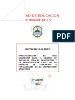 Proyecto Educativo Guarderia