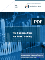 Business Case For Sales Training