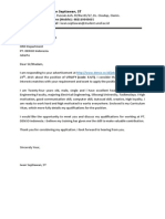 Application Letter PT. Denso Indonesia PDF