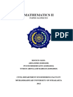 Mathematics II-matrices