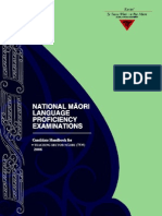 National Maori Language Proficiency Examinations3