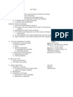 Biology Cell Unit Outline, 2010