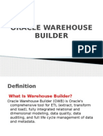 Oracle Warehouse Builder