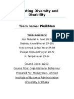 Accepting Diversity and Disability: Team Name: Pinikmen