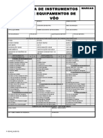 Ficha de Instrumentos E Equipamentos de VÔO: Marcas