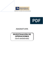 Investigacion de Operaciones - 2015 I