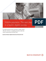 BAIN BRIEF Mobile Payments The Next Step in A Banks Digital Journey