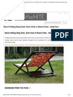 Ana White - Build A Wood Folding Sling Chair, Deck Chair or Beach Chair - Adult Size - Free and Easy DIY Project and Furniture Plans