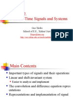 Discrete-Time Signals and Systems: Gao Xinbo School of E.E., Xidian Univ