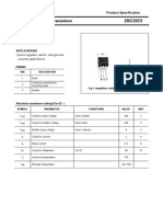 Silicon NPN Power Transistors: Savantic Semiconductor Product Specification