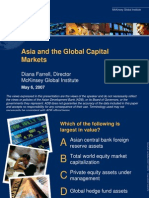 Asia and The Global Capital Markets: Diana Farrell, Director Mckinsey Global Institute