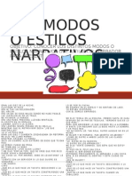 Modos o Estilos Narrativos