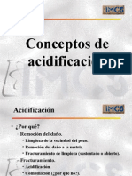 Conceptos de Acidificación