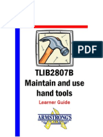 TLIB2807B - Maintain and Use Hand Tools - Learner Guide