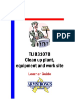 TLIB3107B - Clean Up Plant, Equipment and Work Site - Learner Guide