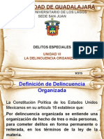 Delincuencia - Organizada-Modalidades y Sujetos