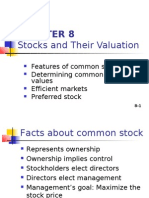 CHAPTER 8 Stocks and Their Valuation