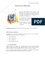 Clasificacion de Las Computadoras PDF