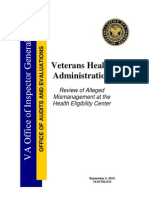 Inspector General of VA Report 