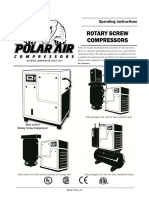 Rotary Screw Compressors - Operating Instructions Manual