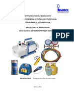 Manual de Vacio y Carga de Refrigerante en Domiciliar