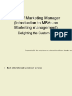 Introduction To Marketing Manager Skillset