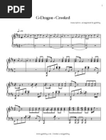 G-Dragon Crooked - Piano Sheet