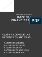 Razones Financieras