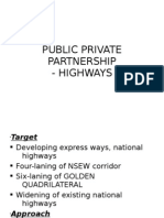 Public Private Partnership in Highways