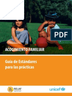 Acogimiento Familiar - Guía de Estándares para Las Prácticas PDF