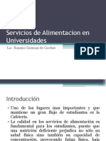 Servicios de Alimentacion en Universidades PDF