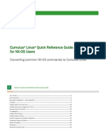 Cumulus Linux Quick Reference Guide For NX-OS Users