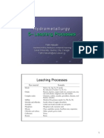 Leaching Processes