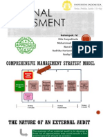 Management Strategic For External Assessment