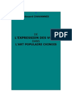 E. Chavannes - de L'expression Des Vœux Dans L'art Populaire Chinois