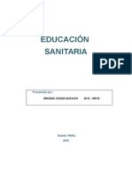 Educación Sanitaria, Diarrea