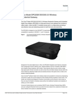 Cisco Model DPC2320 DOCSIS 2.0 Wireless Residential Gateway: Data Sheet Data Sheet