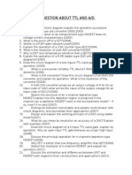 A Set of Question of A/d Converter