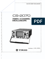 Trio Kenwood Cs-2070 70mhz Oscilloscope