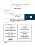 Final Conference Program (Bucharest 2015)