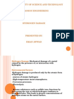 Corrosion Engineering - Hydrogen Damage