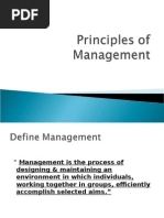 Principles of Management Sem 1 Slides