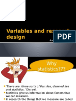 Variables and Research Design