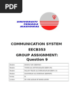 Communication System EECB353 Group Assignment